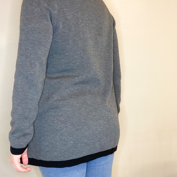 Ann Klein Grey Cardigan - Picture 6 of 7
